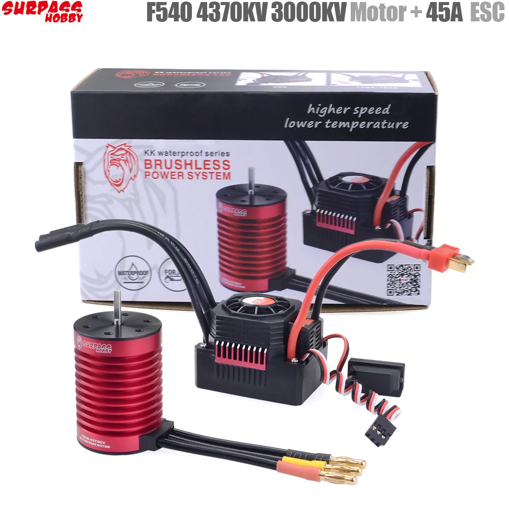 Rc Hobby Motor - SURPASS HOBBY KK Водонепроницаемый комбинированный бесщеточный