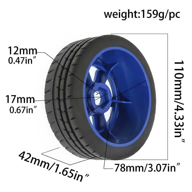 Резиновые шины ABUM-RC с шести – обзор и цена Wheel Hex Adapter