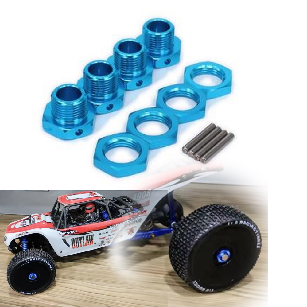 4 шт. YSIDO алюминиевый 17-мм  – обзор и цена Wheel Hex Adapter