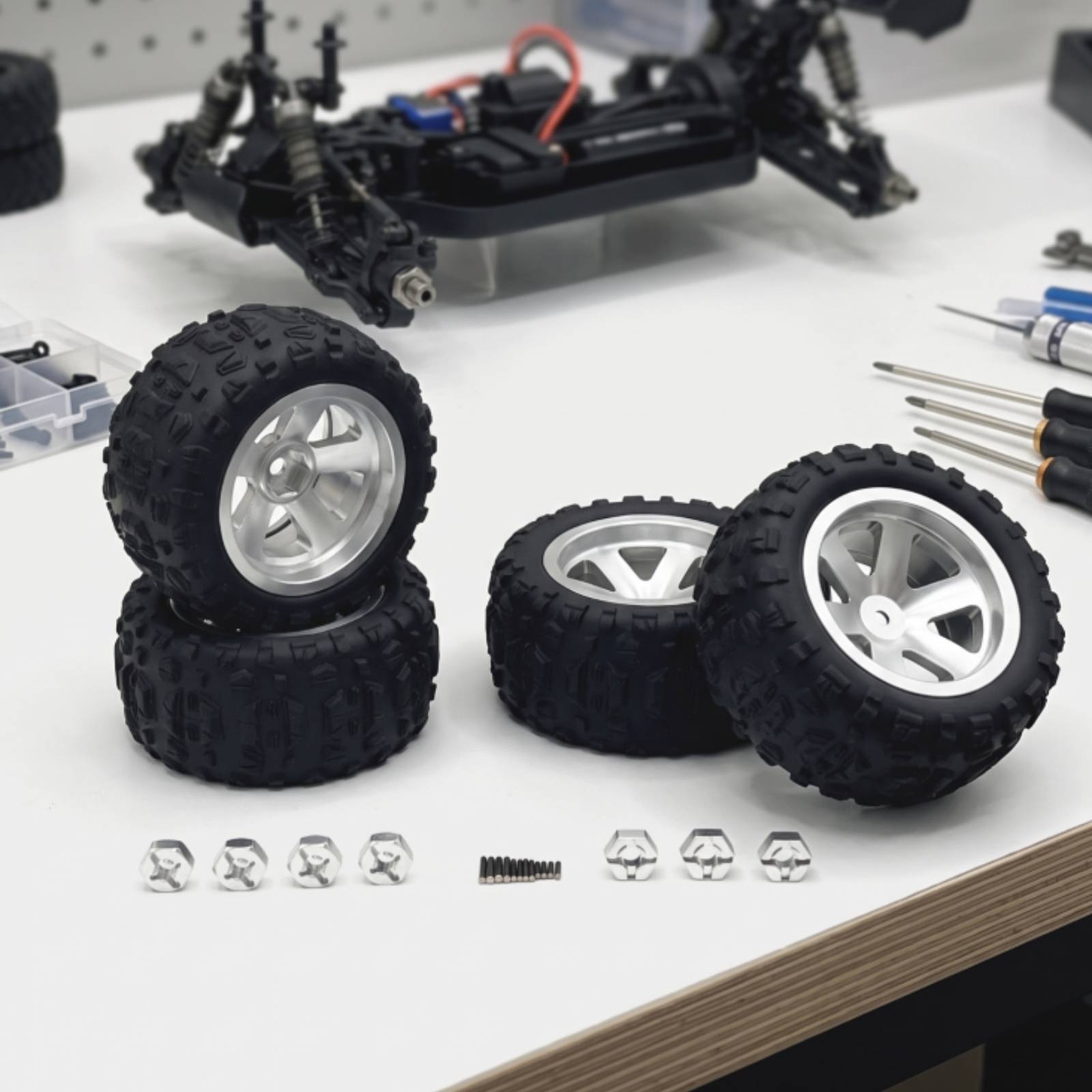 Комплект из 4 алюминиевых коле – обзор и цена Wheel Hex Adapter