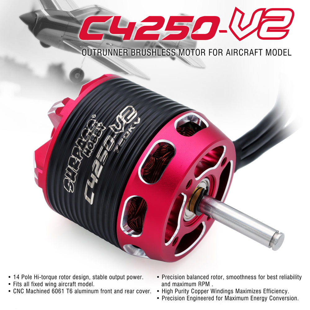 SURPASS HOBBY C4240 750KV/850K – обзор и цена Rc Hobby Motor